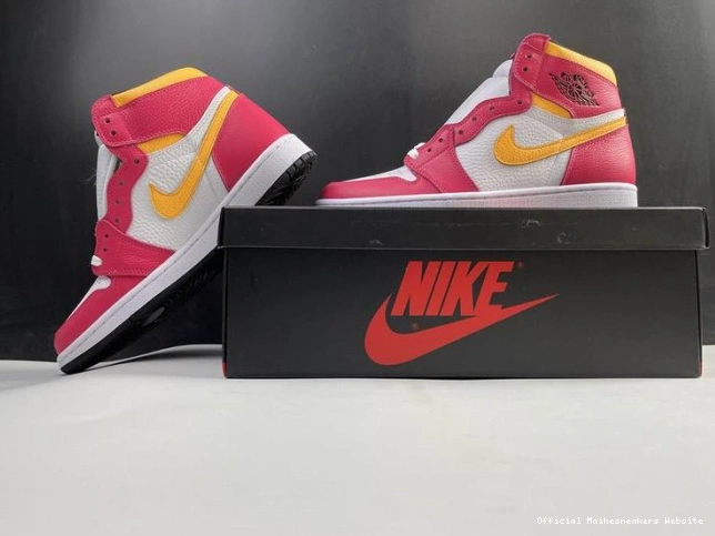 Official Maikesneakers High Fusion 555088-603 OGLight Jordan Air Red 1 0630